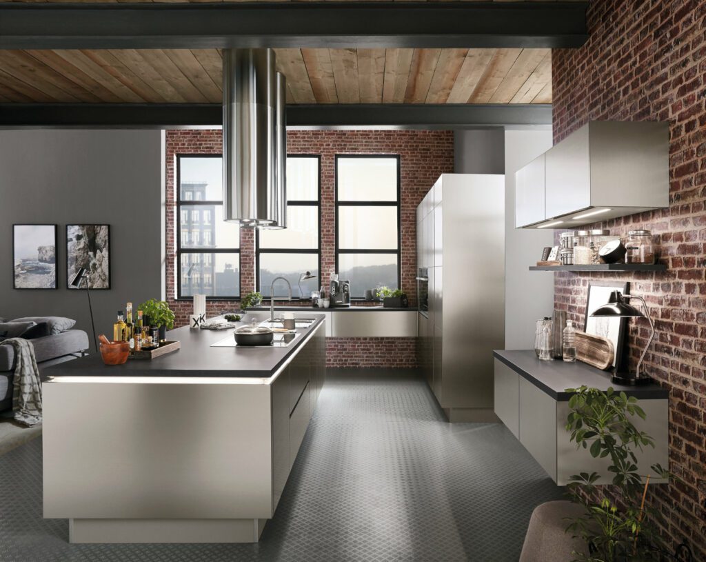 Nobilia Metallic Handleless Kitchen 1 | Lead Wolf, Gotham