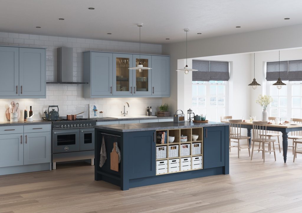 Charnwood Shown In Denim Blue Dusk Blue | Lead Wolf, Gotham