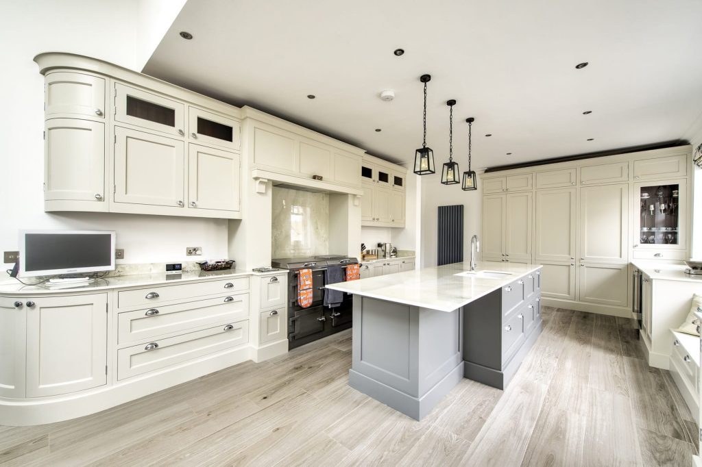 Hepworth Wood Modern Country Kitchen With Island | Lead Wolf, Gotham