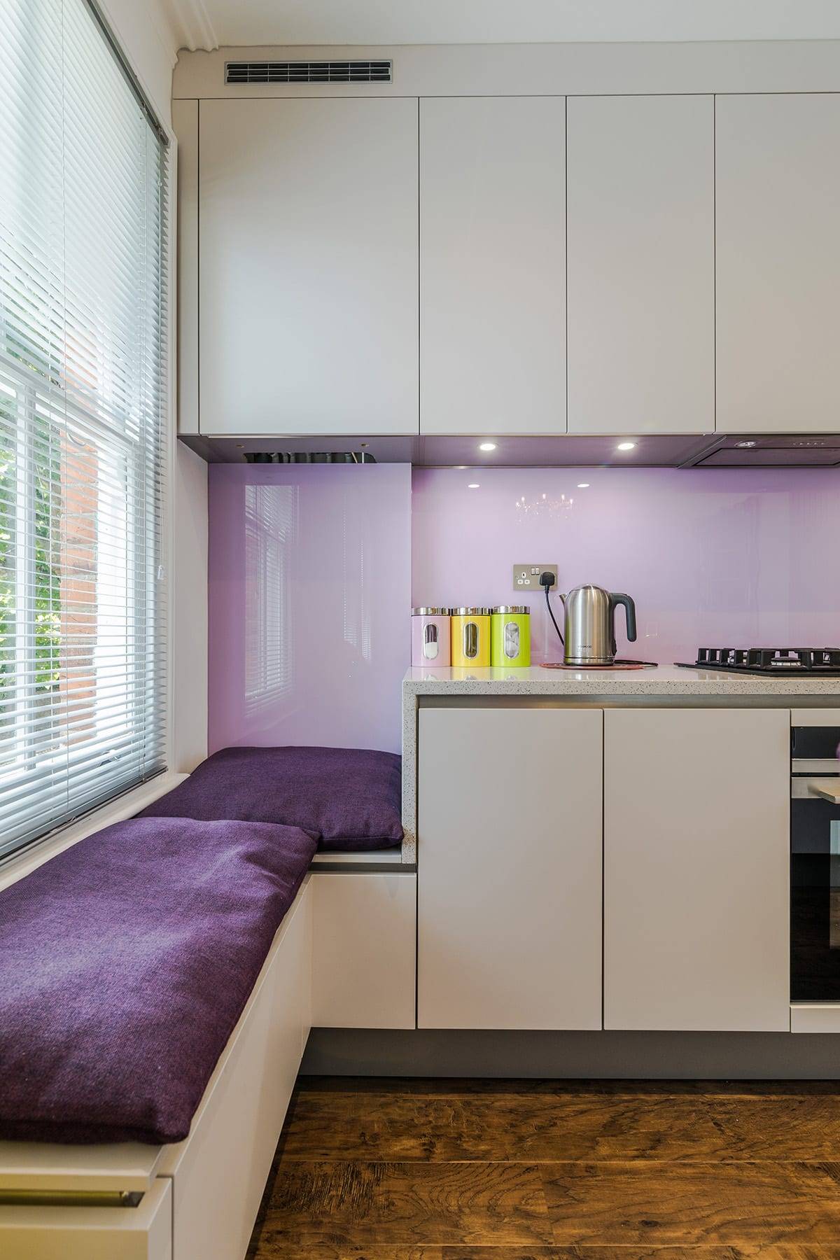 Funky Violet Splashback | Lead Wolf, Gotham